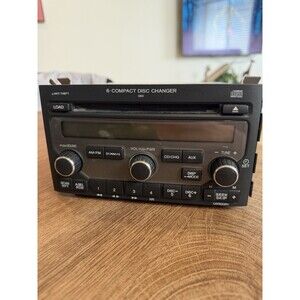 2006-2008 Honda Pilot 6 Disc CD Player Changer AM FM XM Radio OEM 39100-S9V-A700